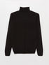 LC Waikiki Turtleneck Long Sleeve Men's Tricot Sweater